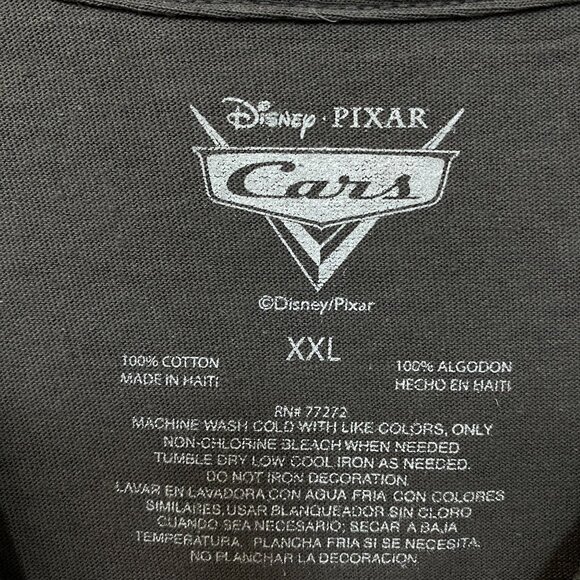 Disney Pixar Cars Lightning McQueen Piston Cup 95 T-Shirt 2XL - Picture 4 of 4